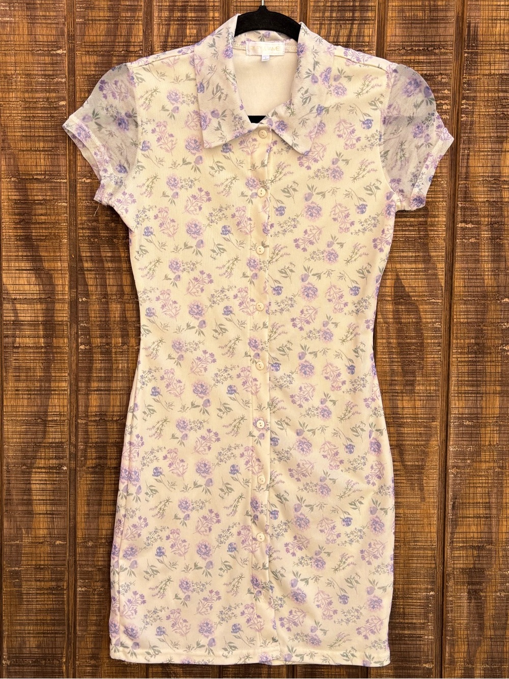 Riley + James White Floral Dress